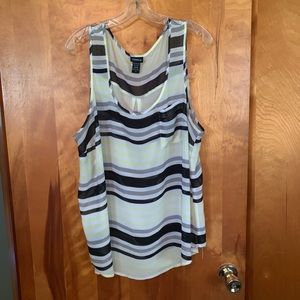 Torrid Striped Tank Top Size 3